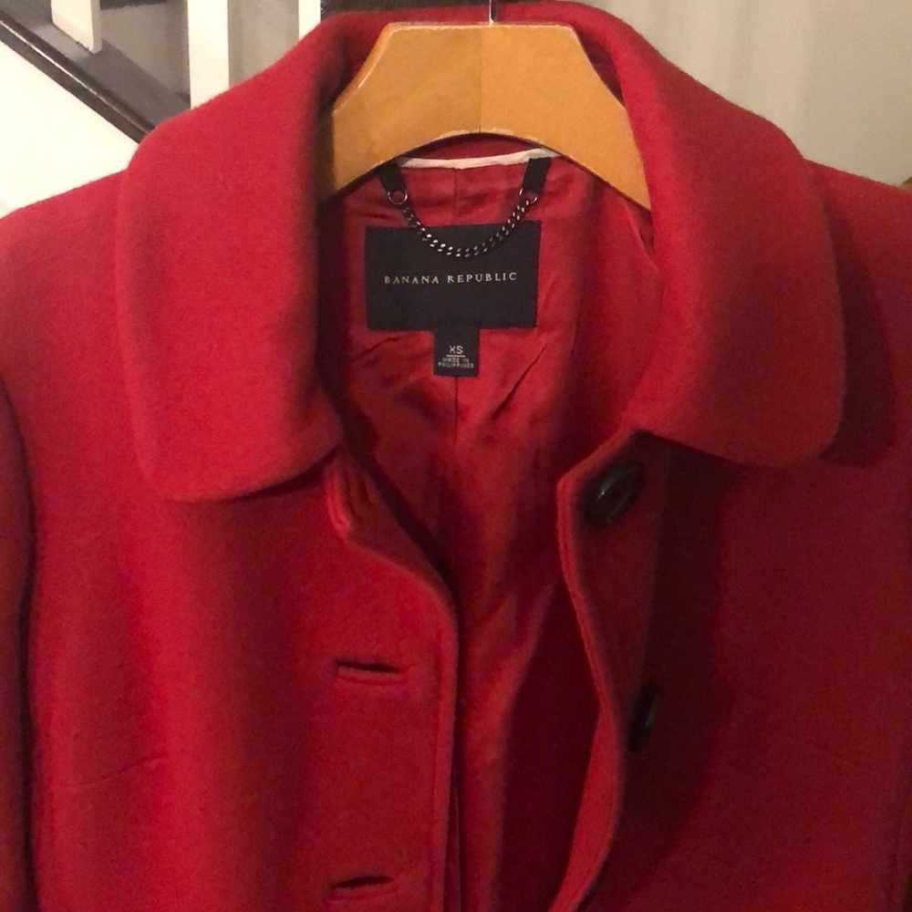 RED wool jacket - Picture 2 of 5